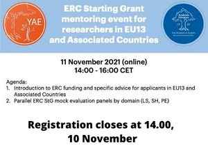 ERC Starting Grant Mentoring Event Part 2 - Evaluation/Shortlisting